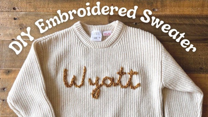 Tips for Embroidery Sweater - DiRicamo