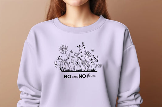 No rain No flower crewneck 