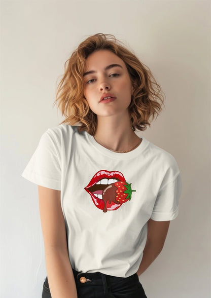 Strawberry tee